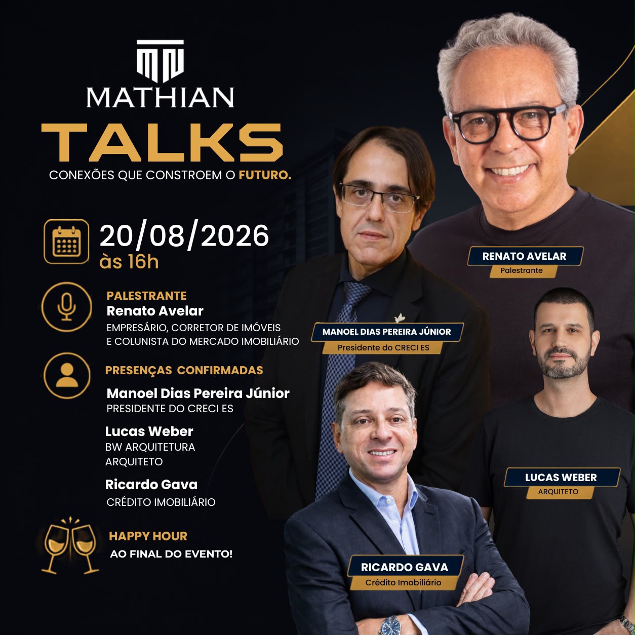 Mathian Talks reúne grandes nomes do mercado imobiliário capixaba
